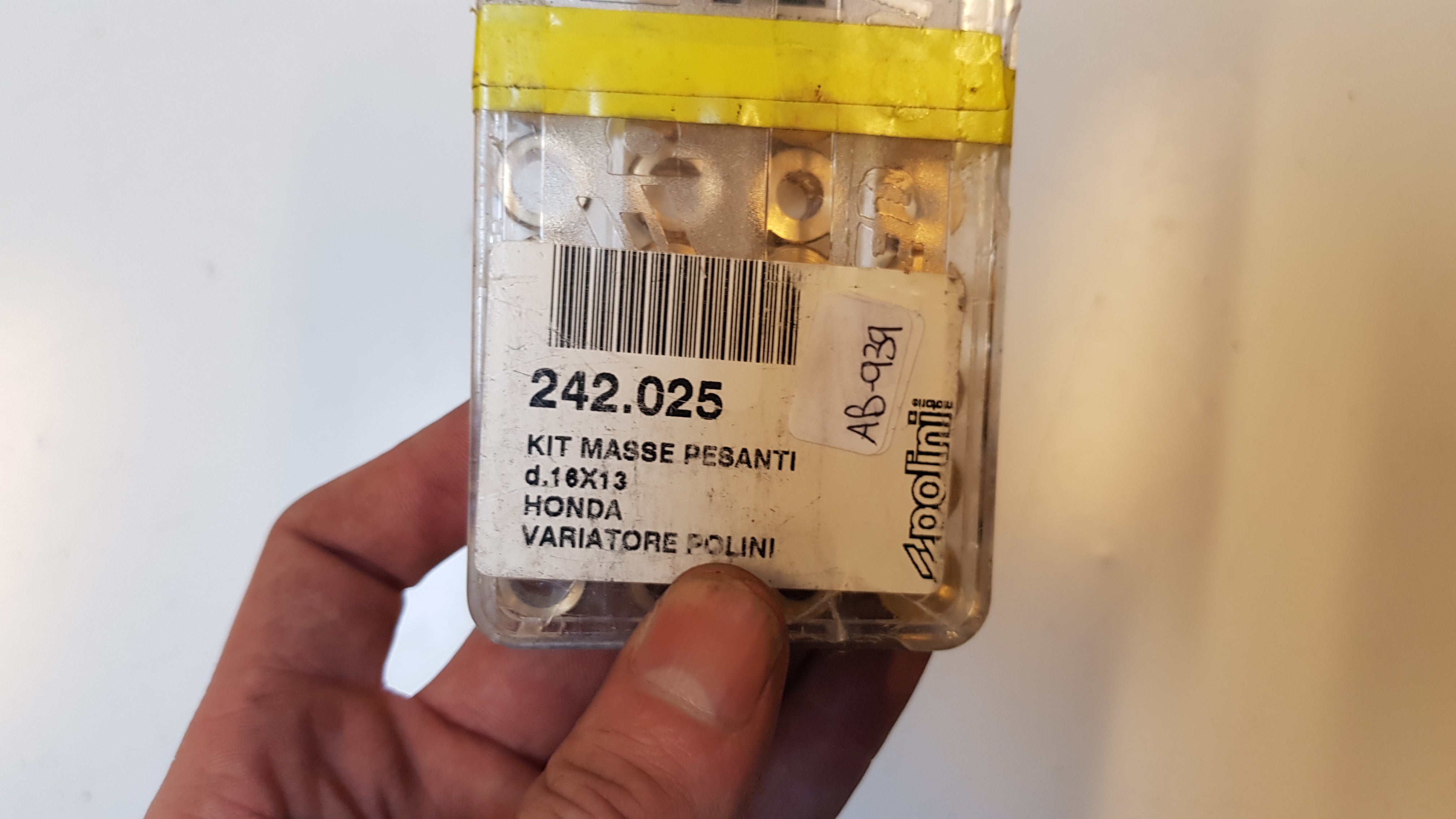 Polini 16x13 Afstel Set (Rollen voor Variateur)