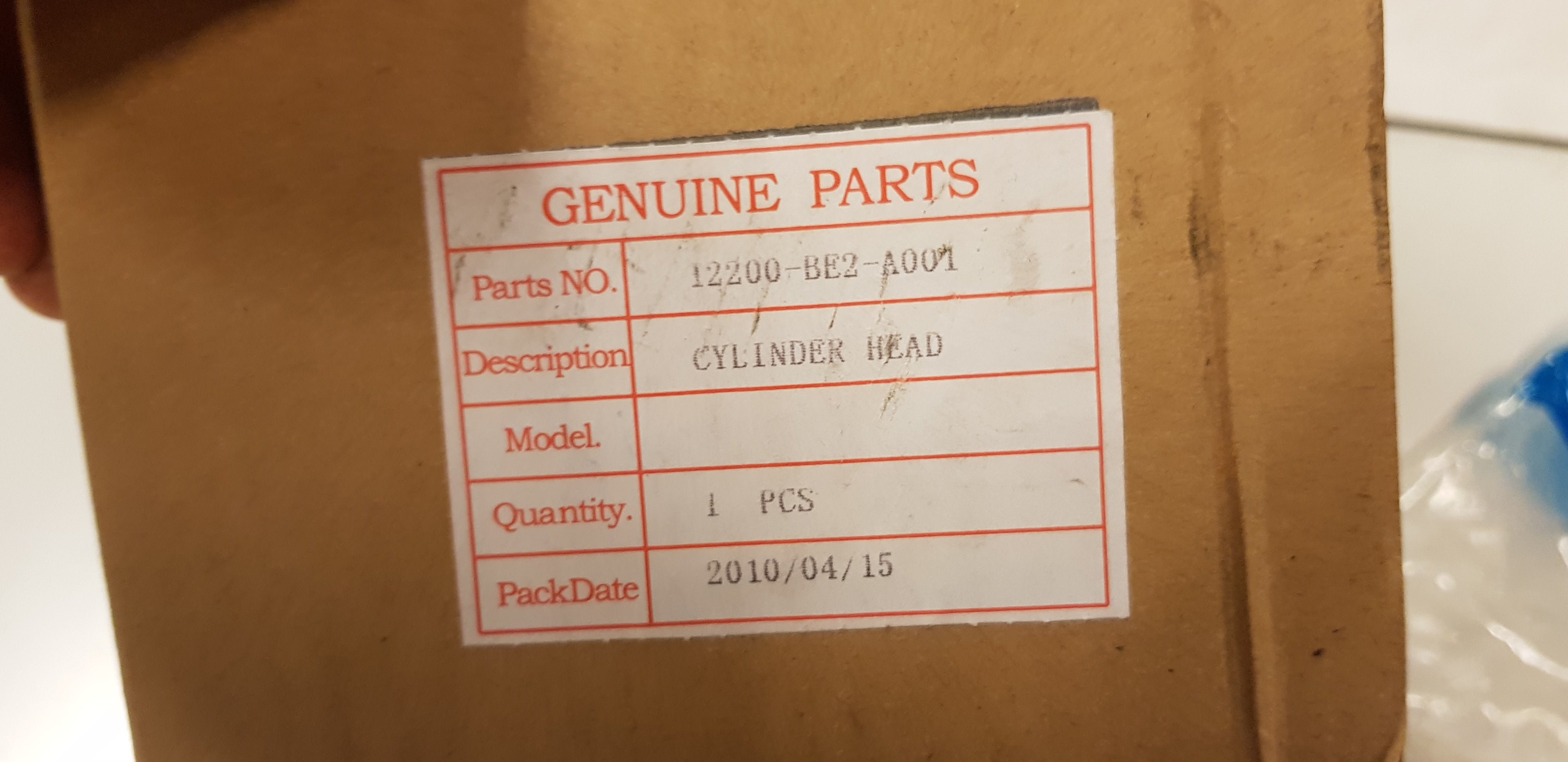 Cilinderkop (Sym 4T 50cc)