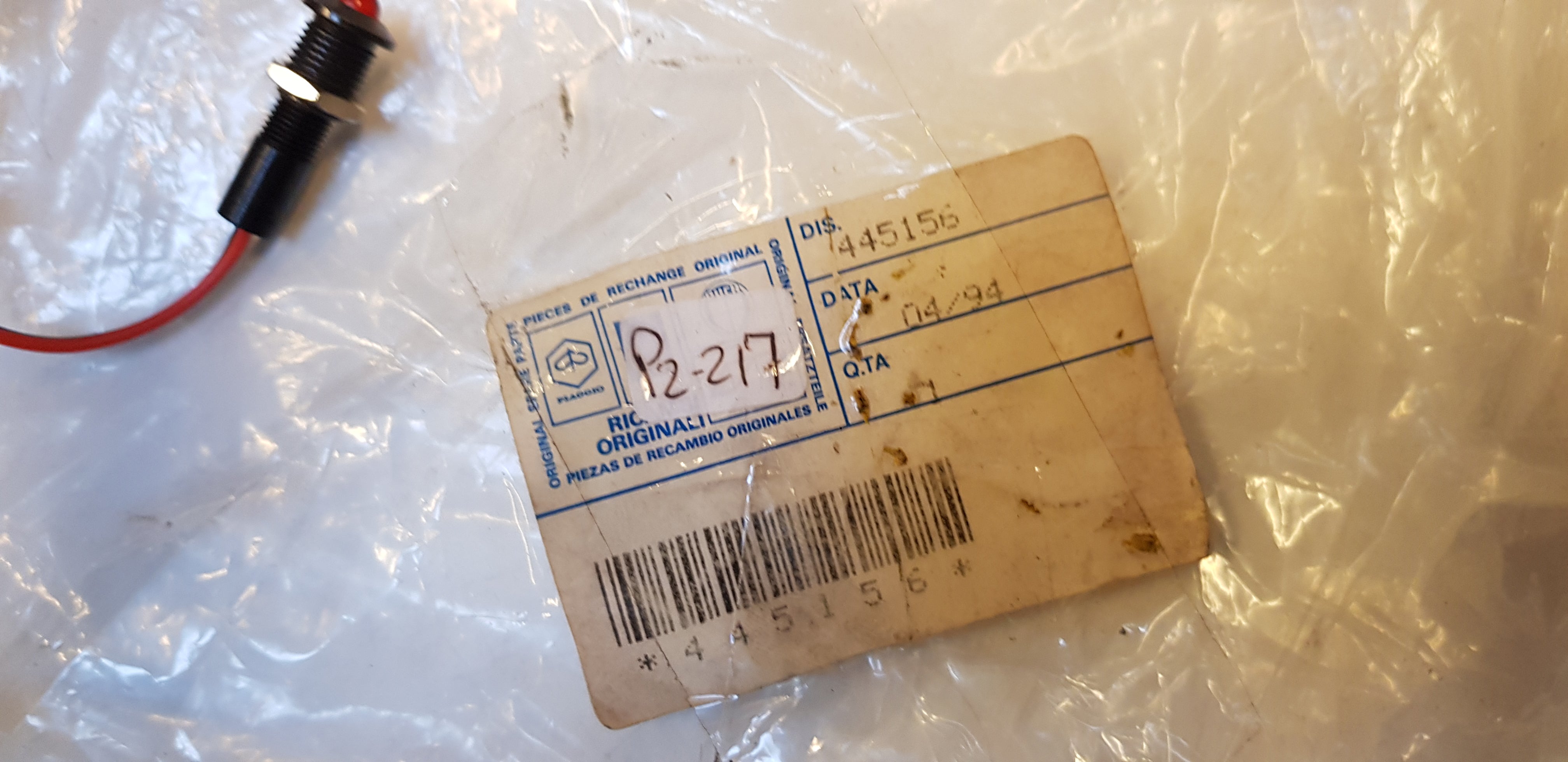 Bekabeling (Piaggio/Yamaha Model Onbekend)
