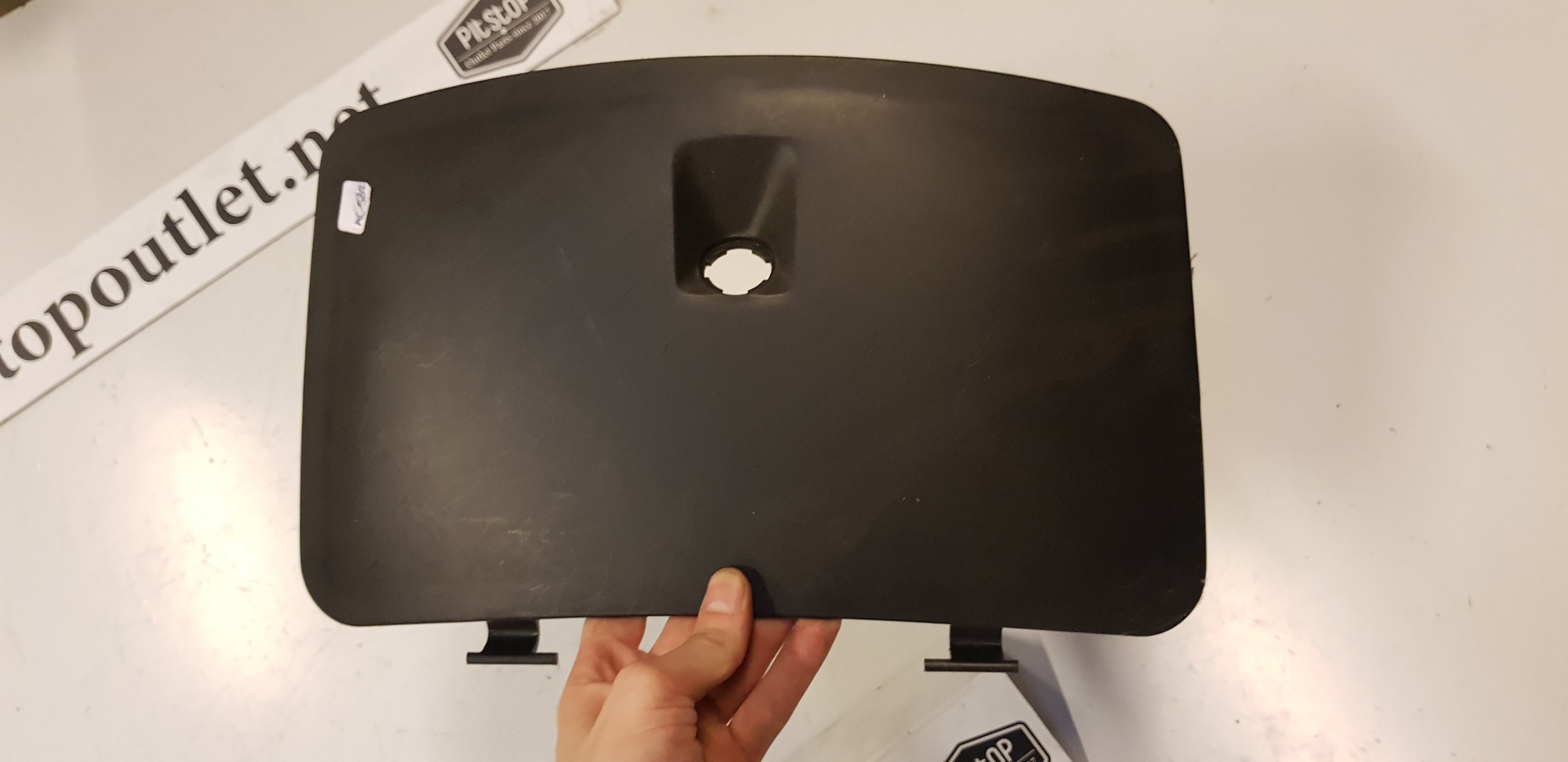Beenschild Klep (Zwart)