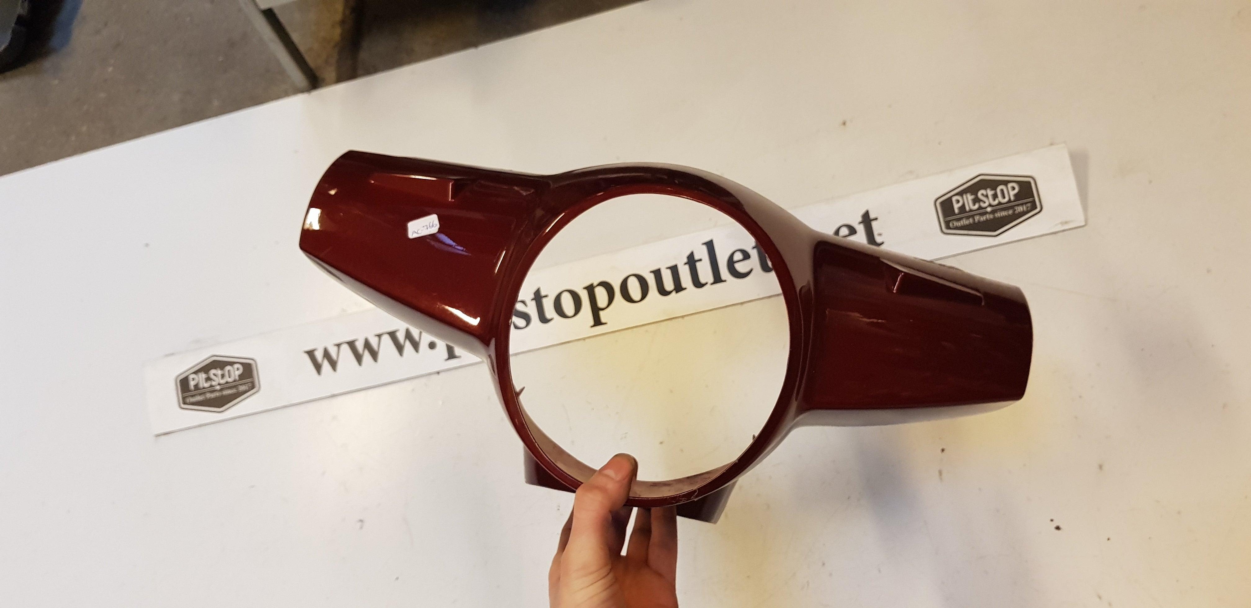 Koplampkap (Rood)