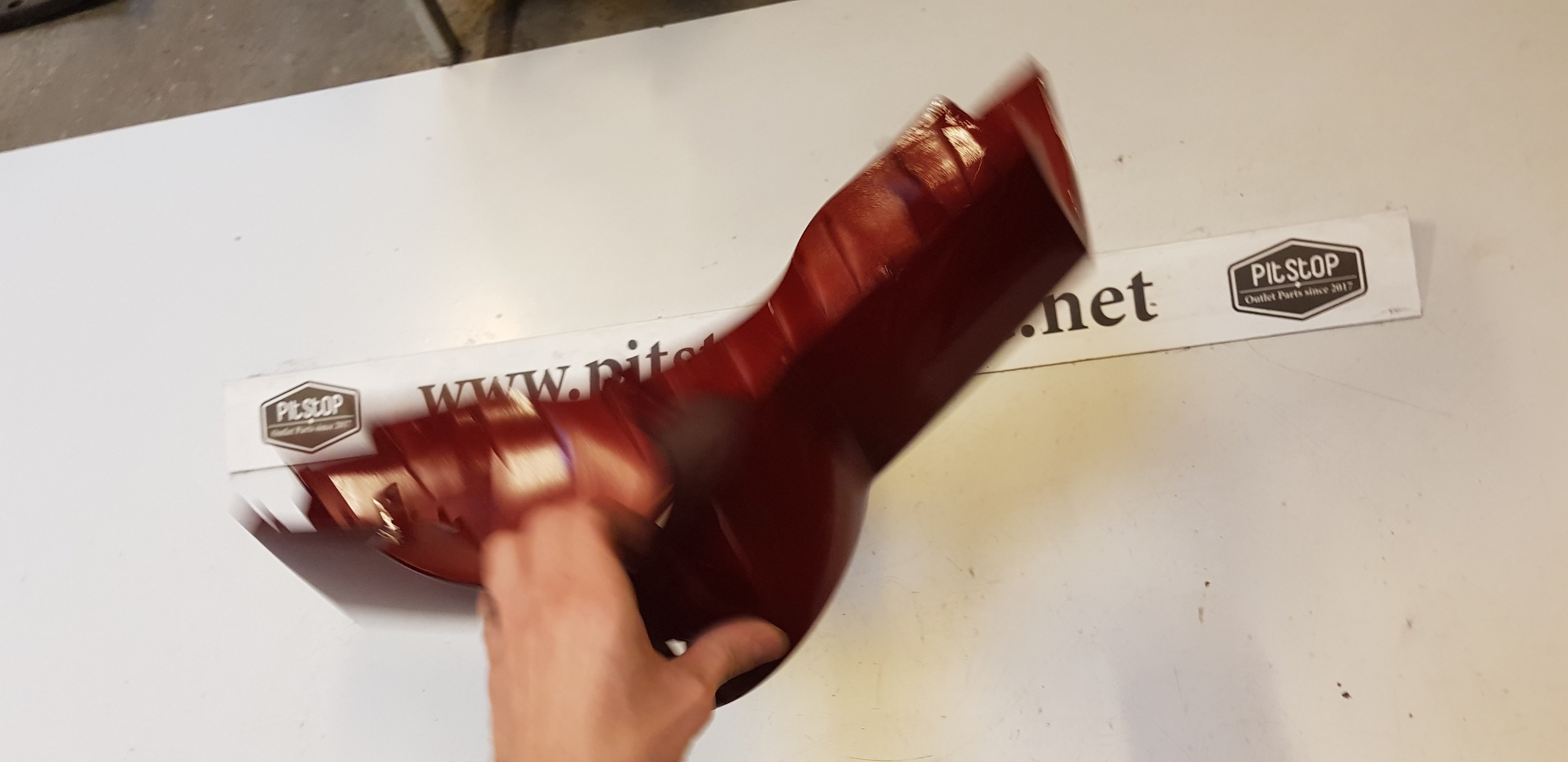 Koplampkap (Rood)