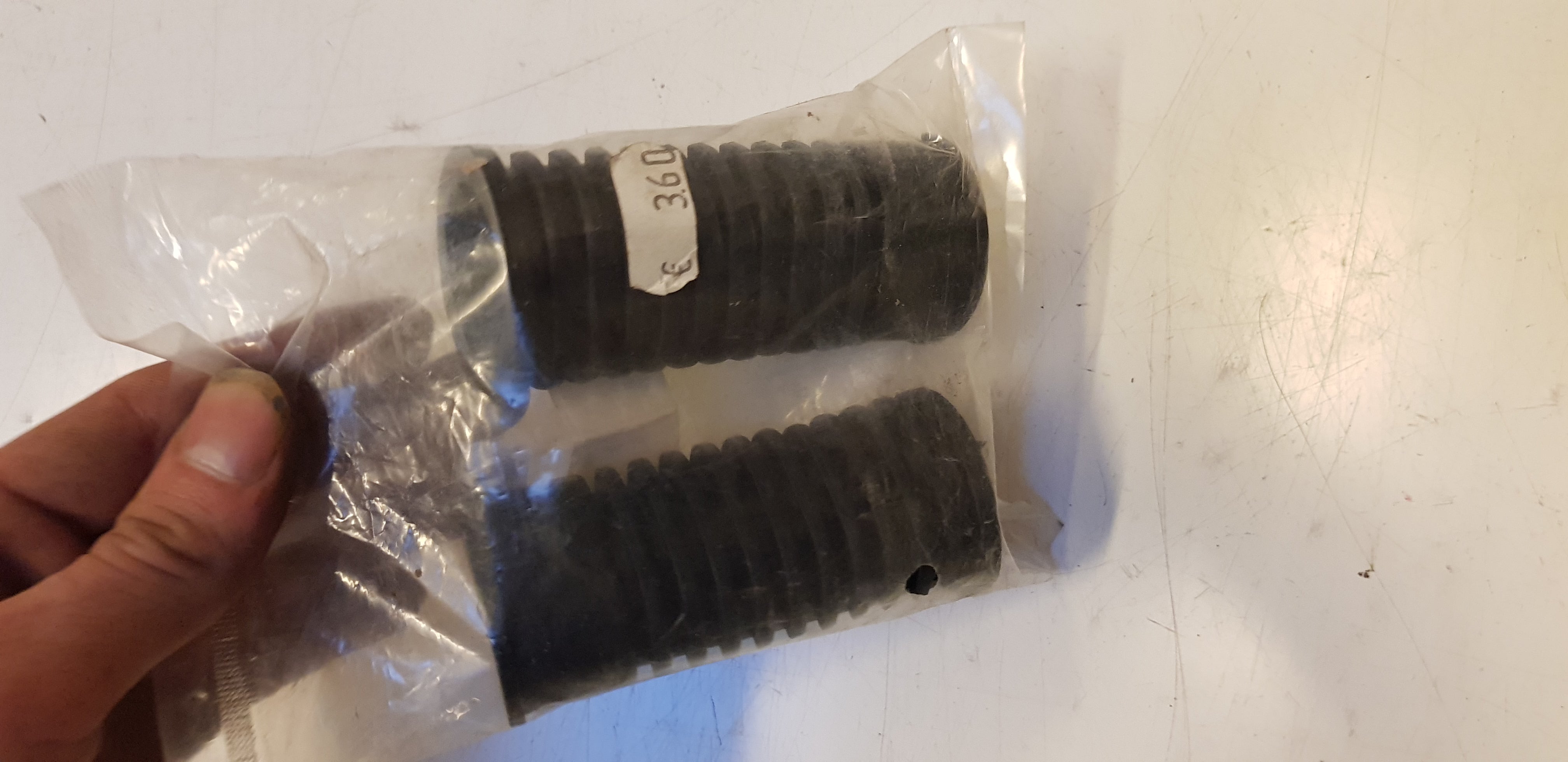 Voetsteun Rubbers (Zwart)
