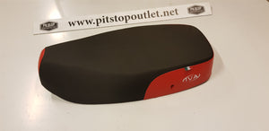 Zadel (Zwart+Rood)