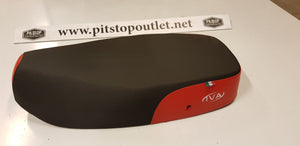 Zadel (Zwart+Rood)