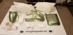 Kappenset (Groen+Wit)