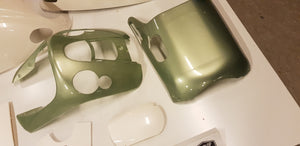 Kappenset (Groen+Wit)