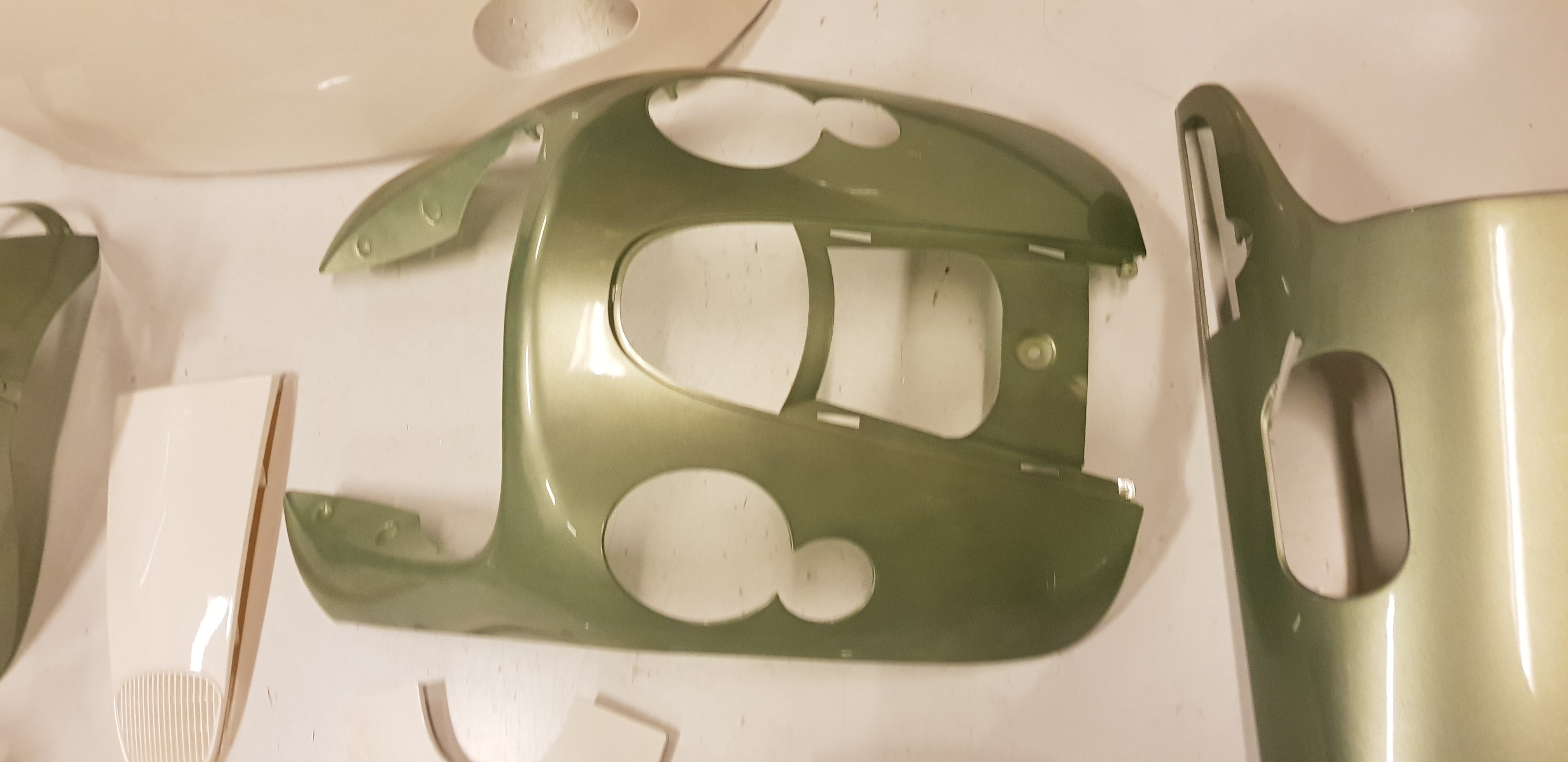 Kappenset (Groen+Wit)