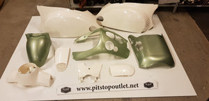 Kappenset (Groen+Wit)