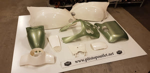 Kappenset (Groen+Wit)