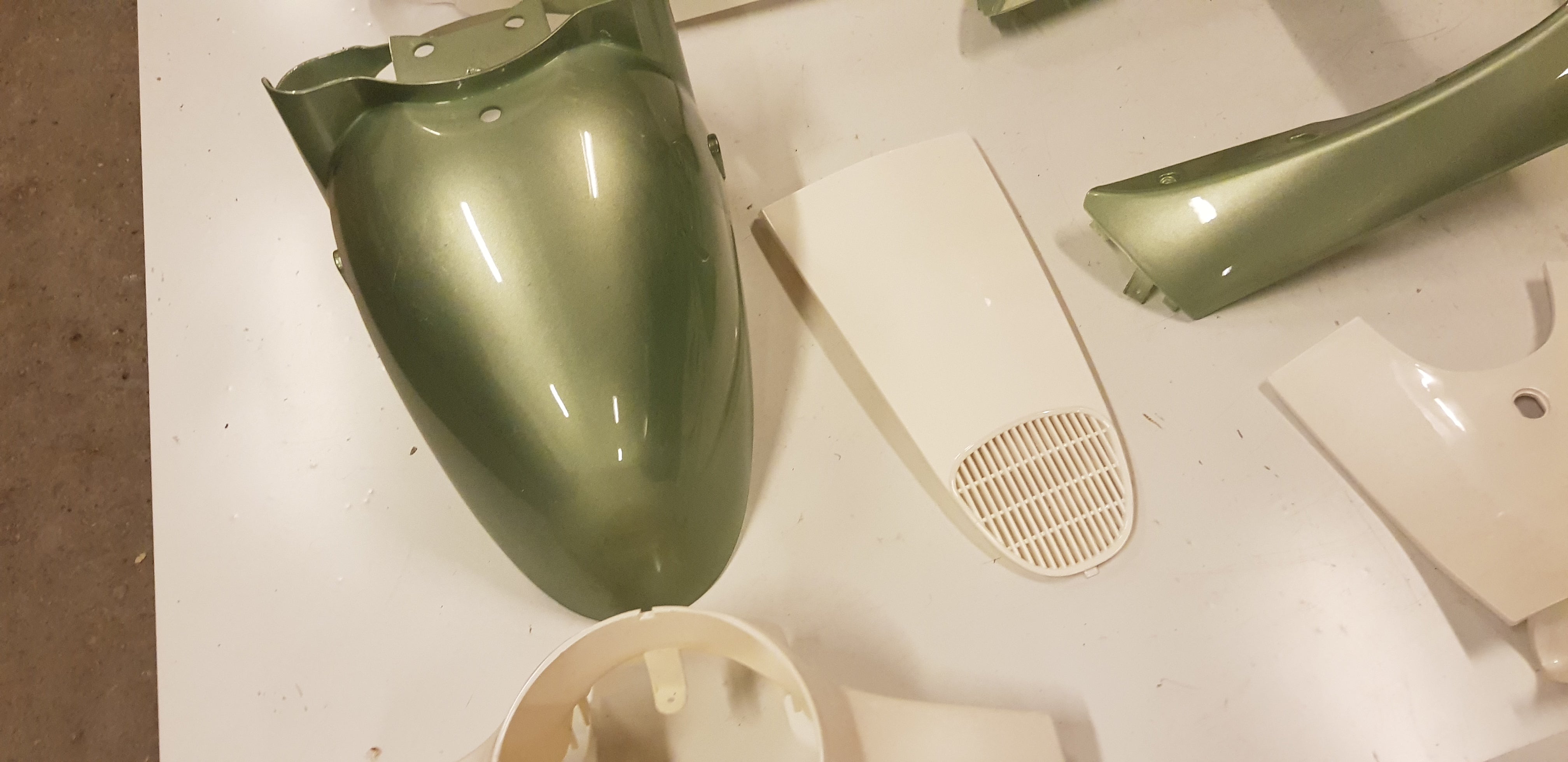 Kappenset (Groen+Wit)