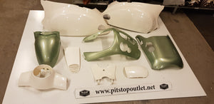 Kappenset (Groen+Wit)