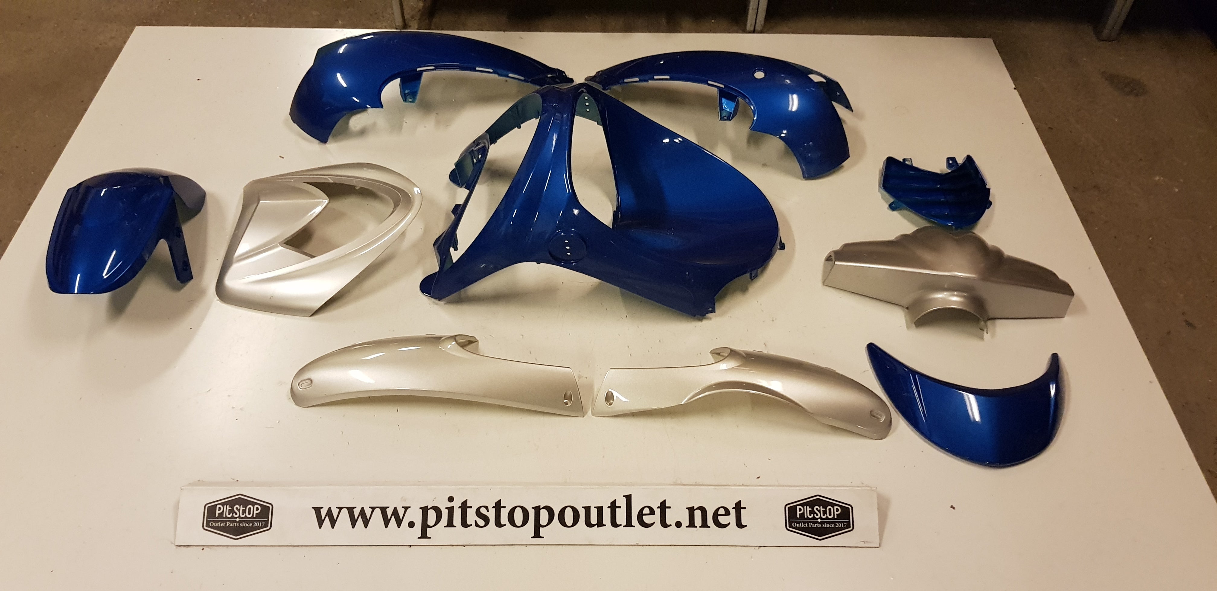 Kappenset (Blauw+Grijs)