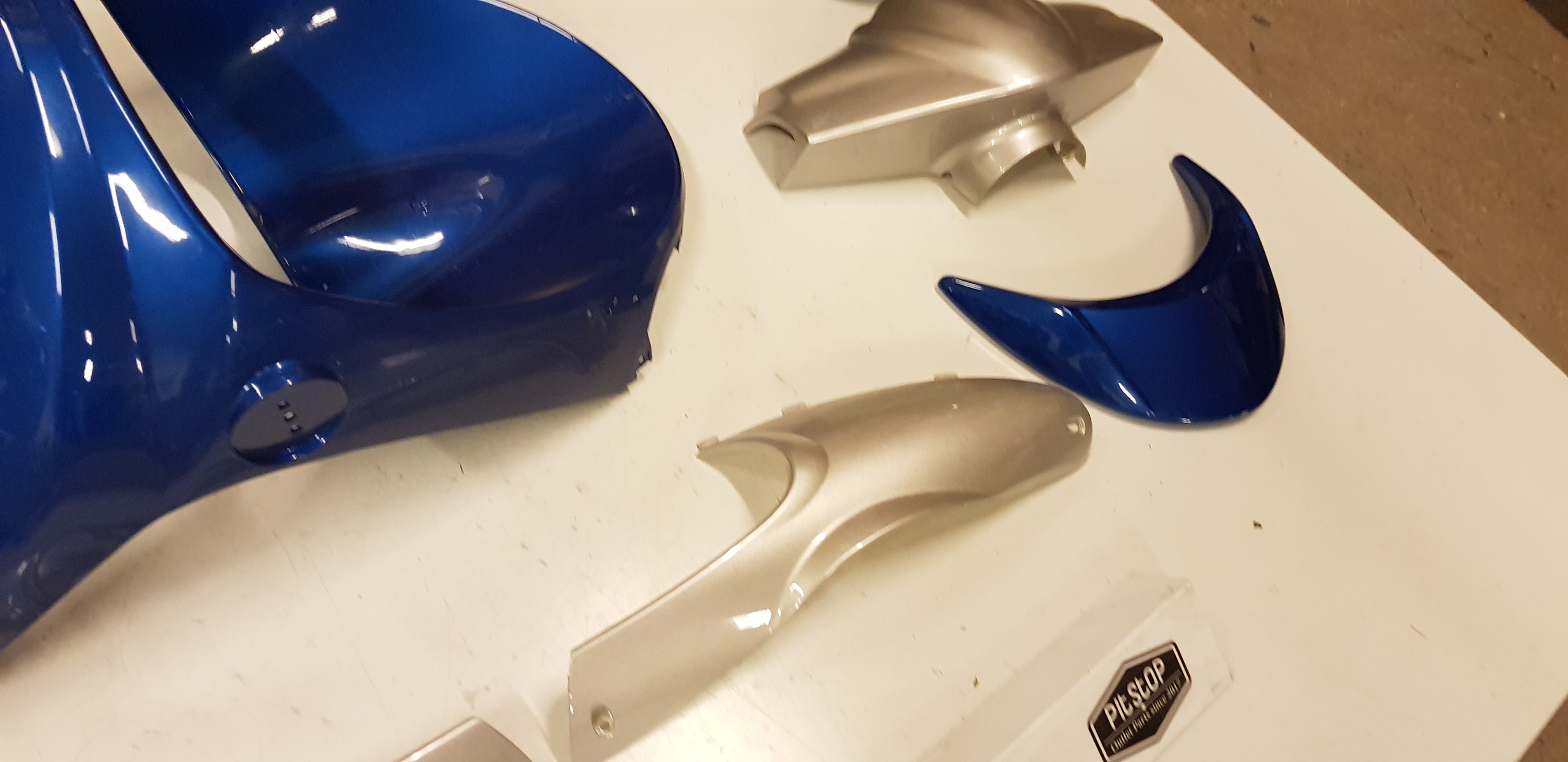 Kappenset (Blauw+Grijs)