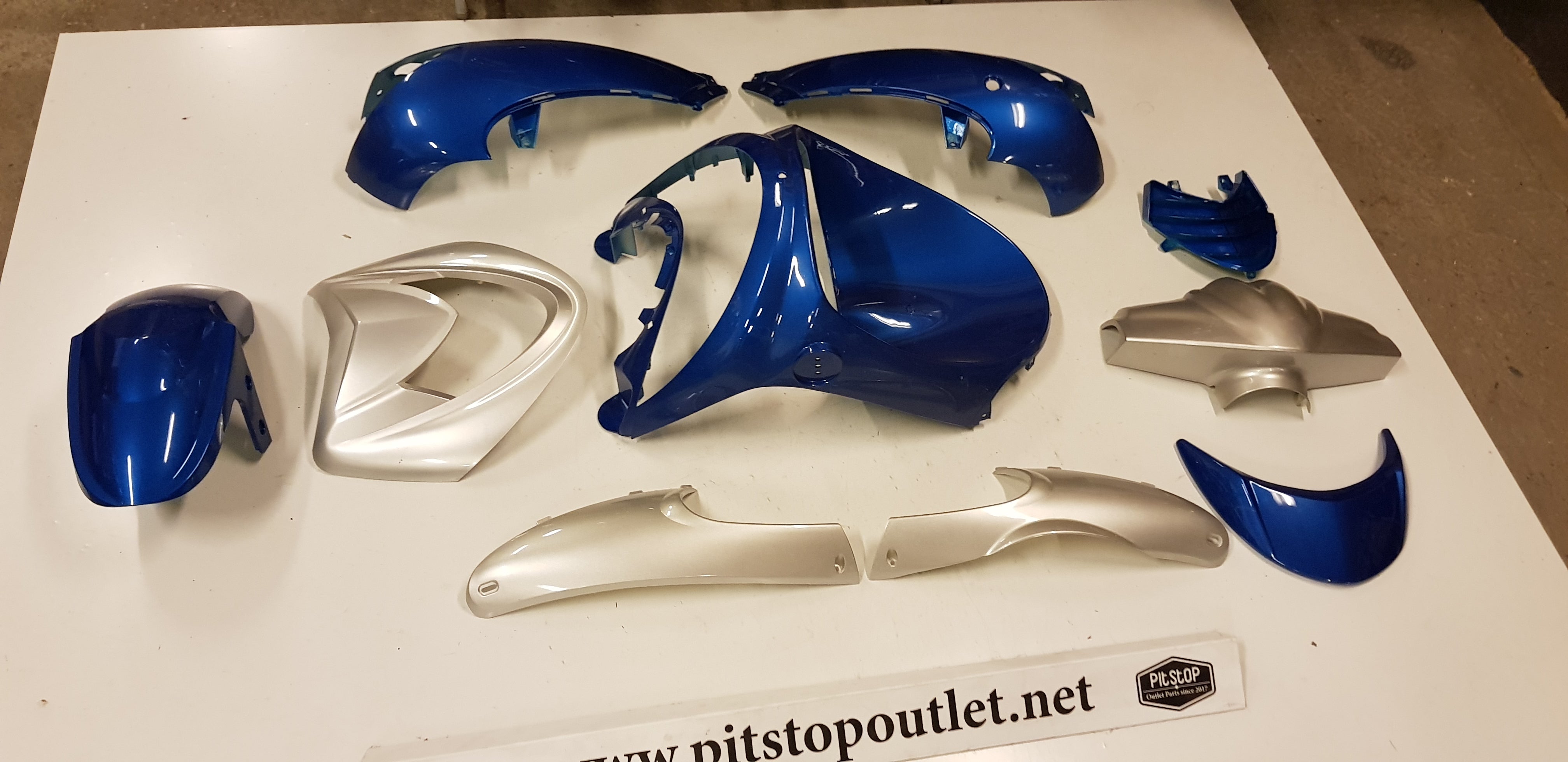 Kappenset (Blauw+Grijs)