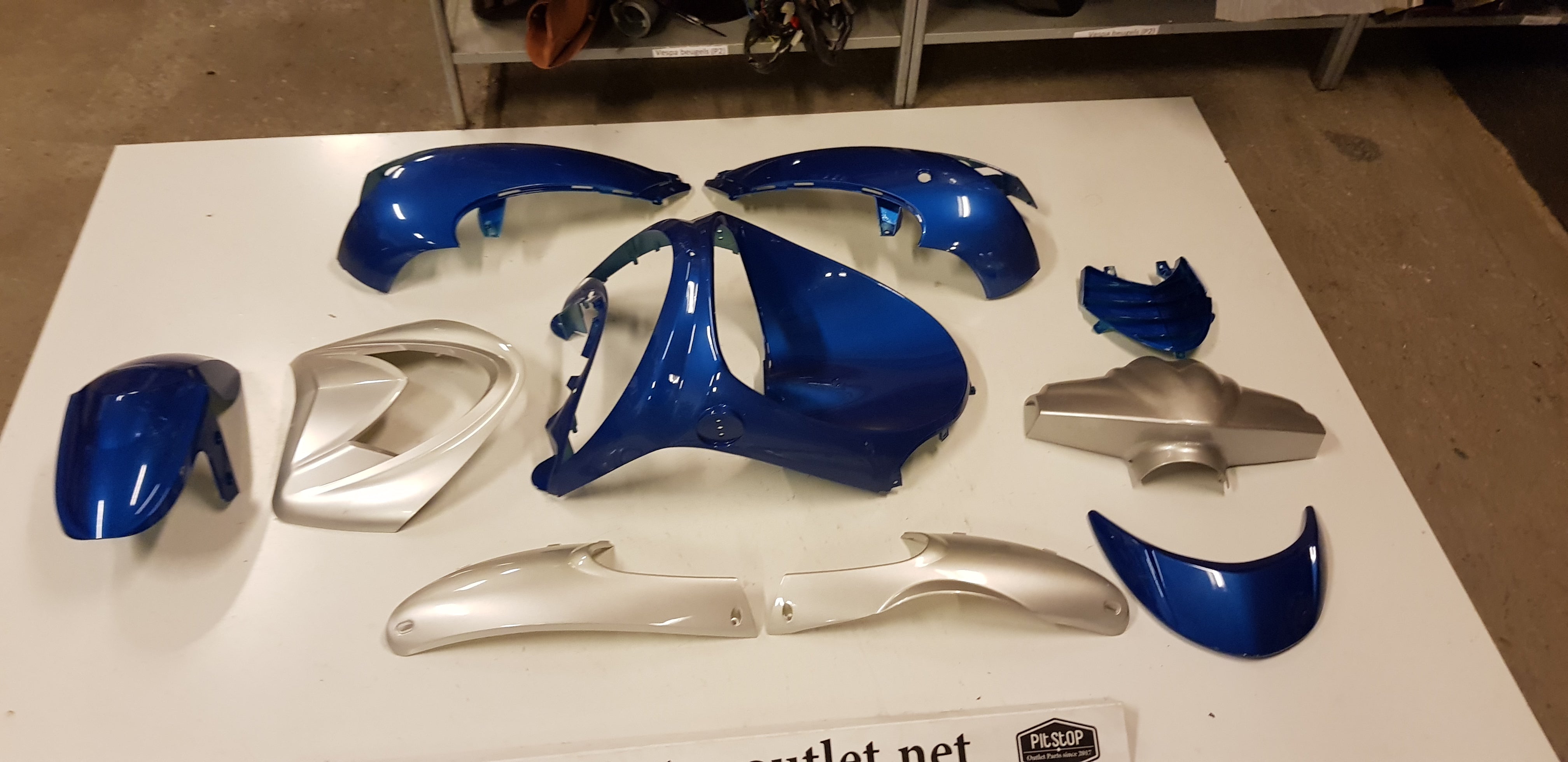 Kappenset (Blauw+Grijs)