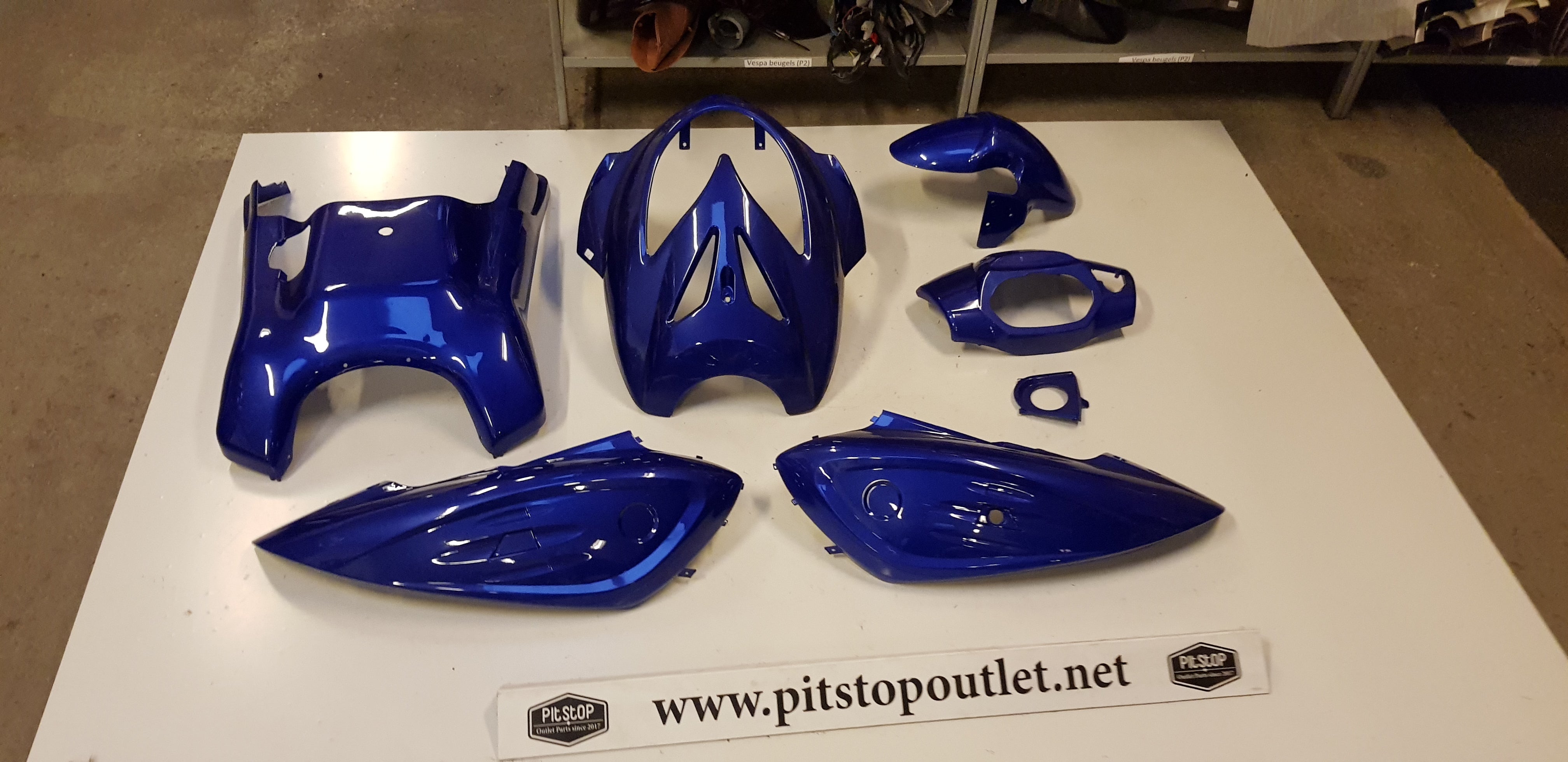Kappenset 7-delig (Blauw)