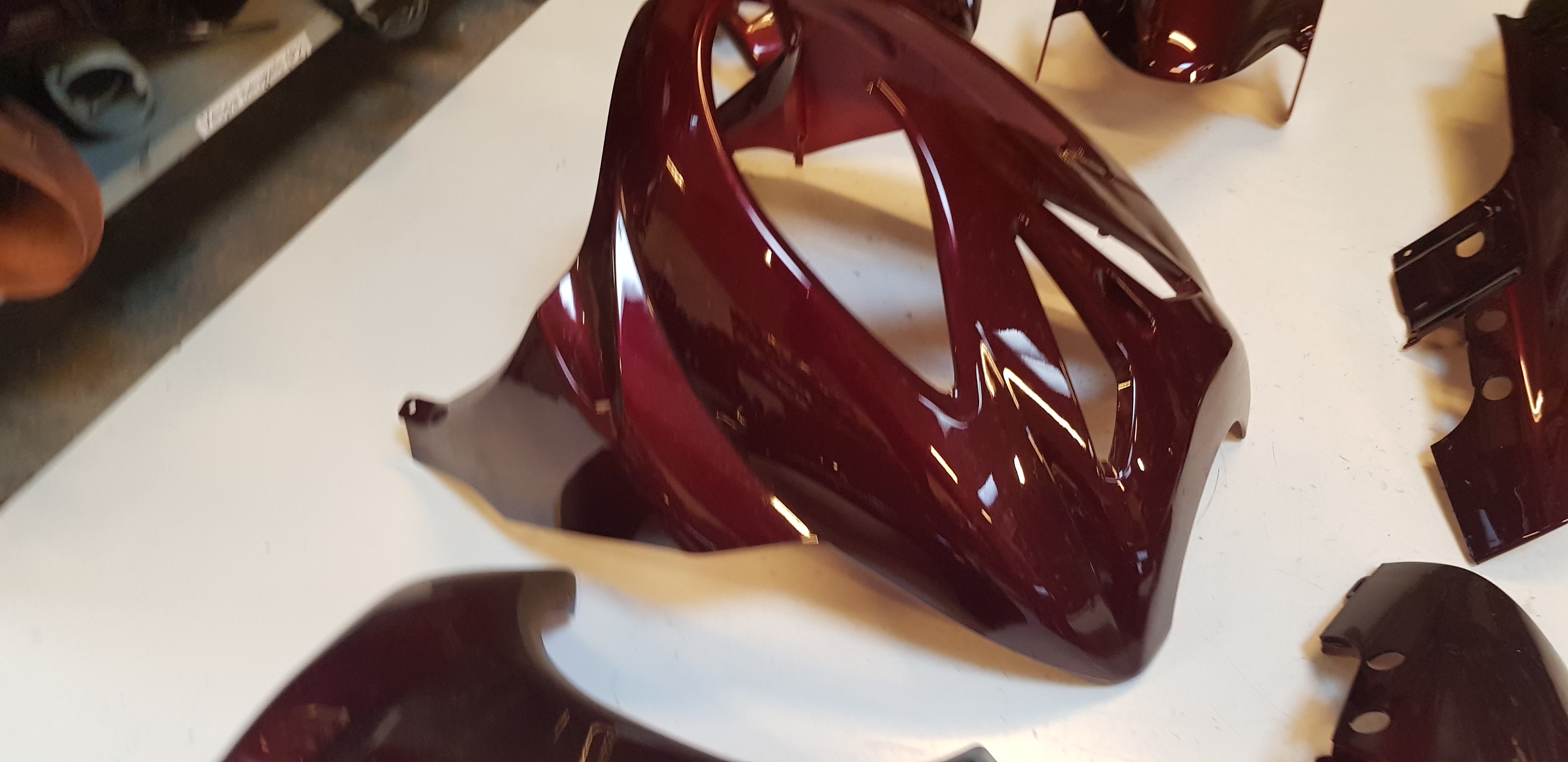 Kappenset 7-delig (Bordeaux Rood)