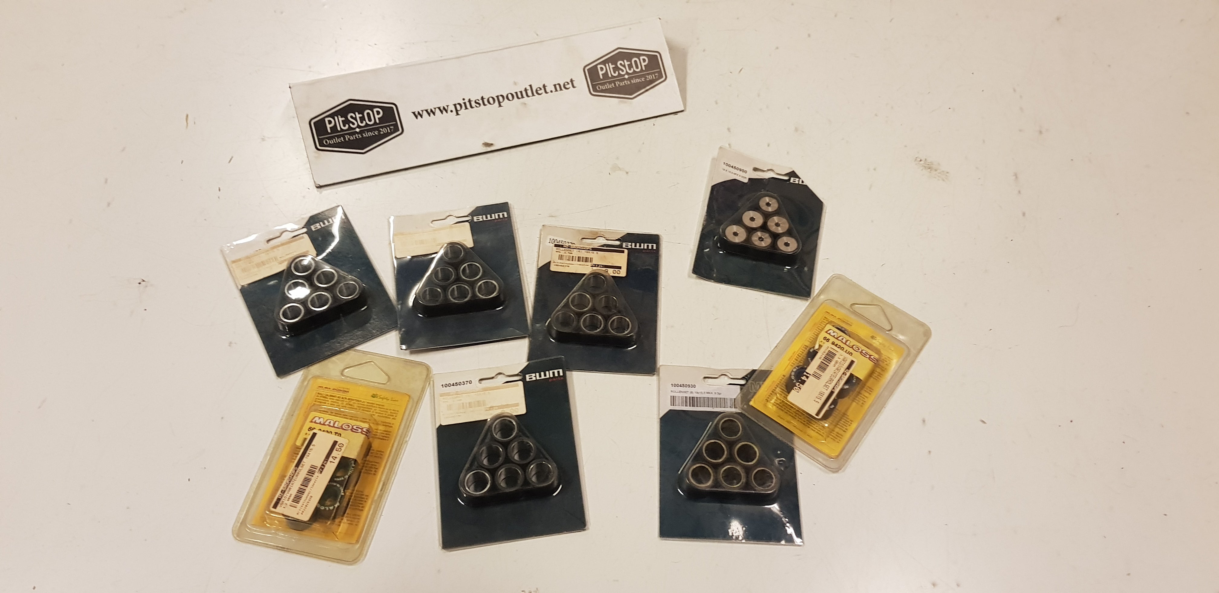Set Rollen 19x15,5 (div gewichten)