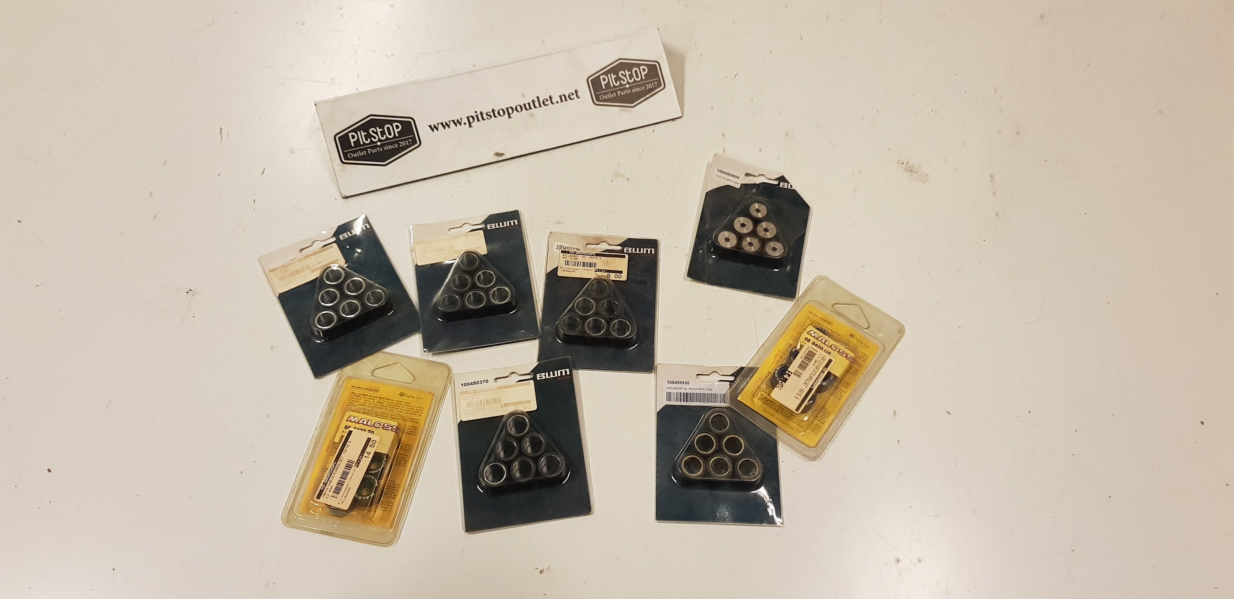 Set Rollen 19x15,5 (div gewichten)