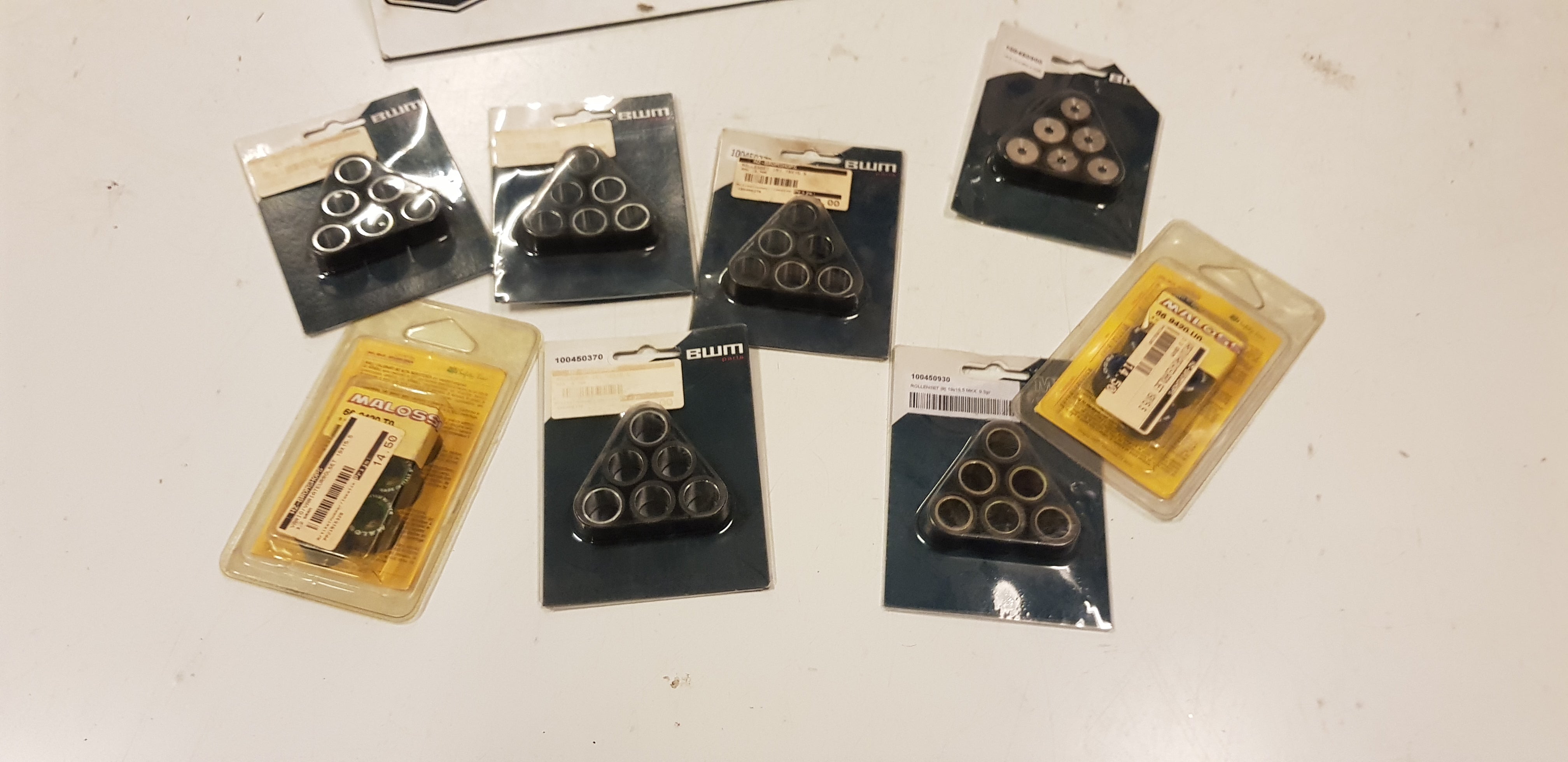 Set Rollen 19x15,5 (div gewichten)