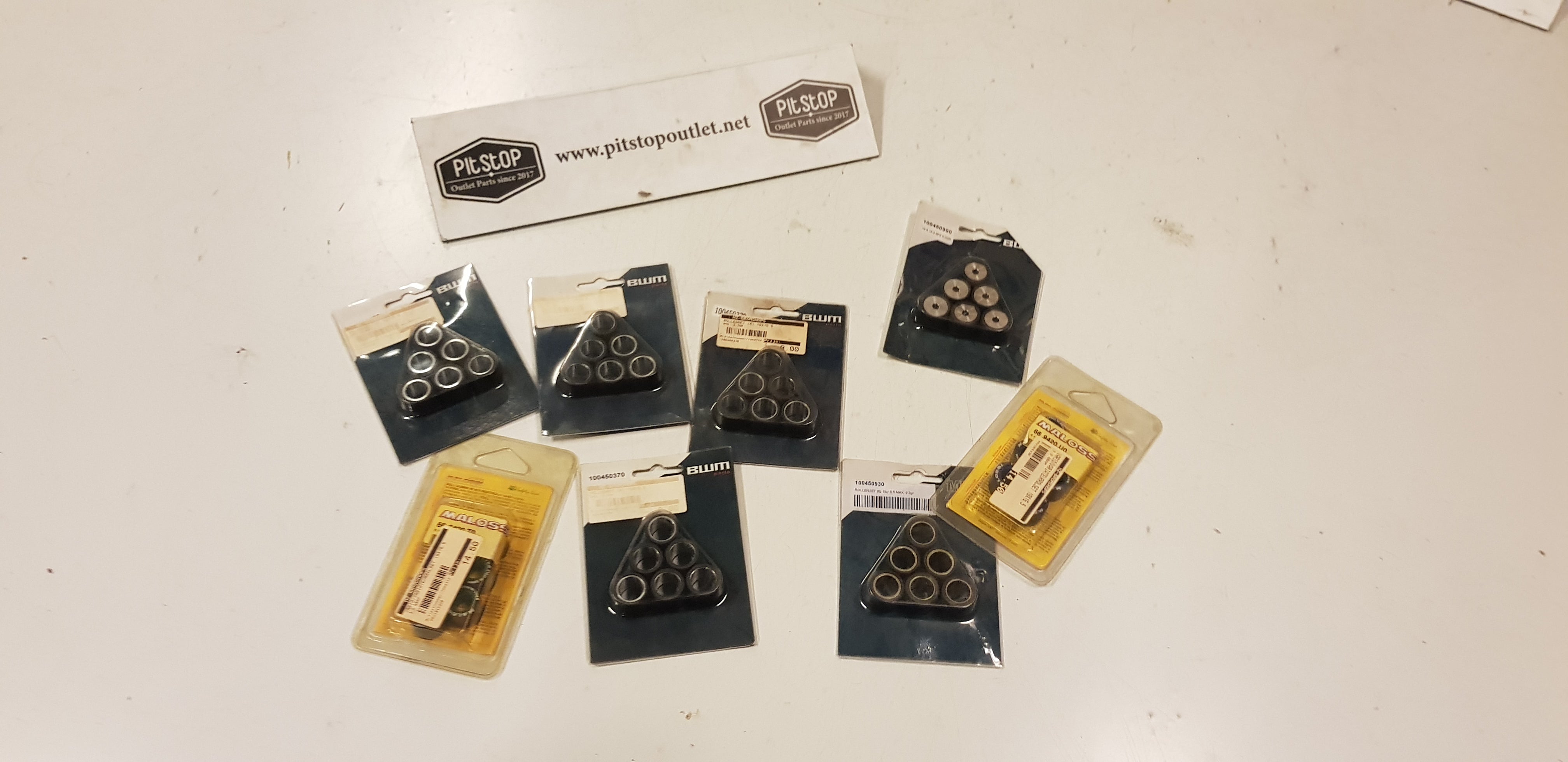 Set Rollen 19x15,5 (div gewichten)
