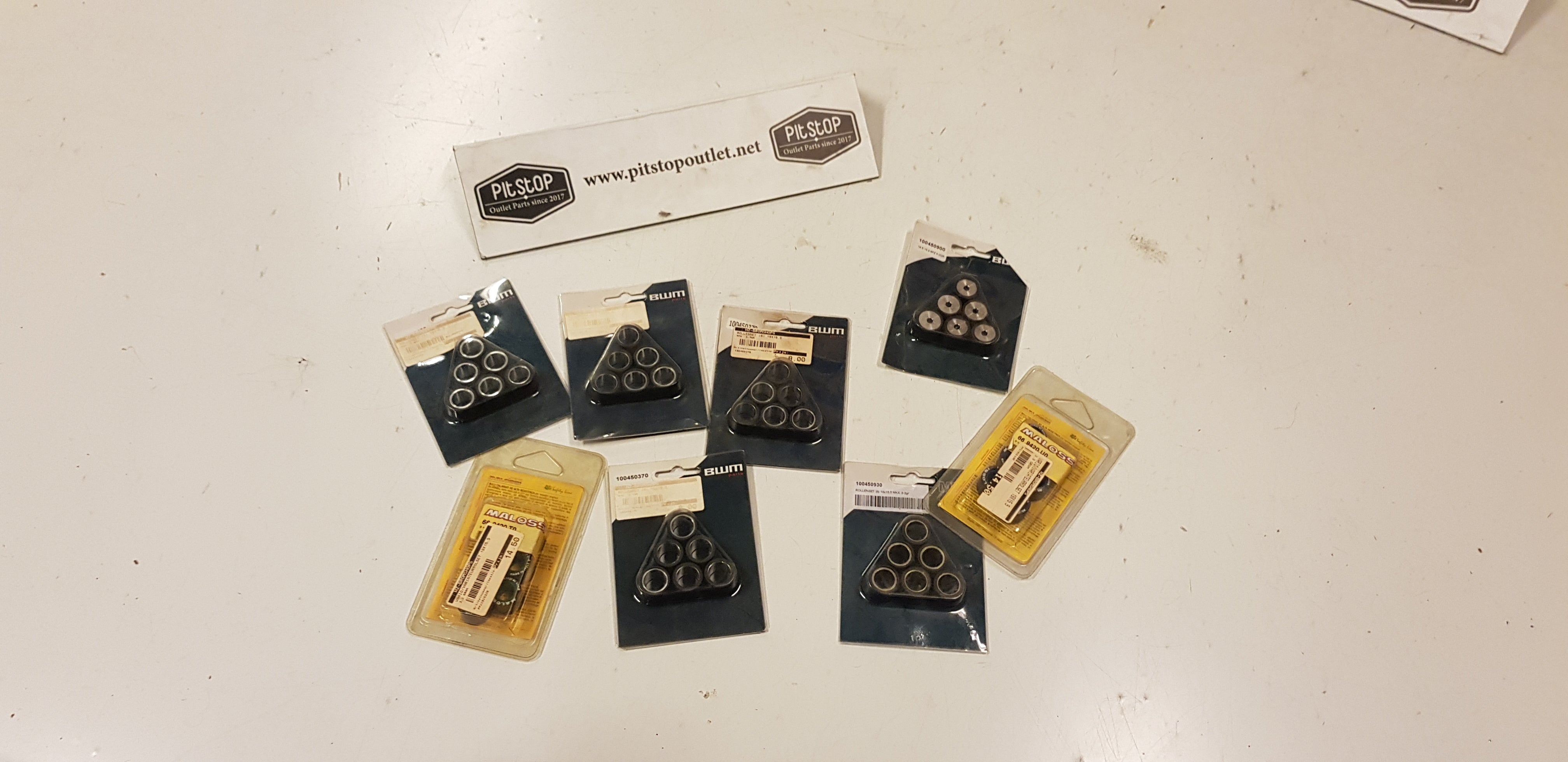 Set Rollen 19x15,5 (div gewichten)