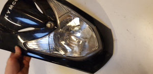 Koplamp + Voorkap (Zwart)