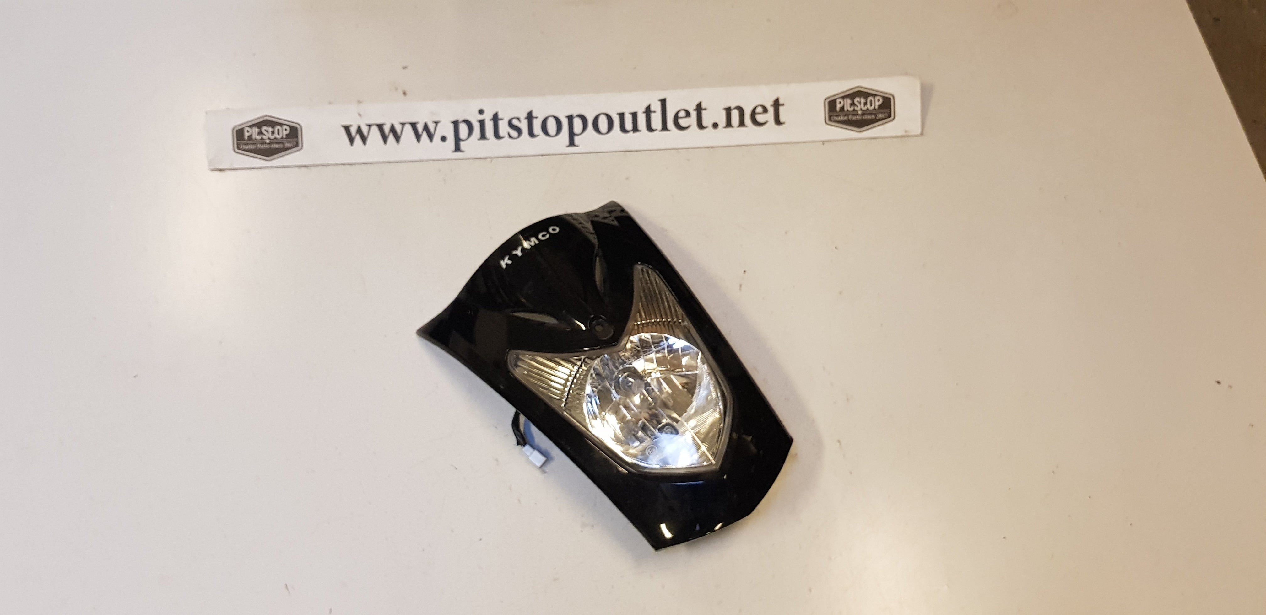 Koplamp + Voorkap (Zwart)