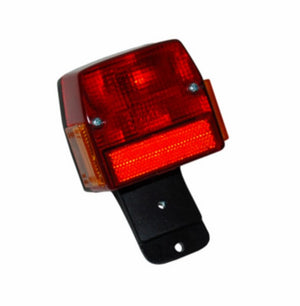 Puch achterlicht groot op voet macho / maxi zwart